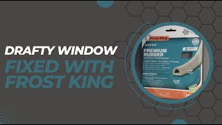 Frugal fix for drafty windows!