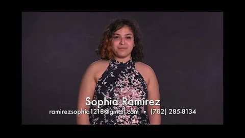 Sophia Ramirez- Musical Theatre Reel
