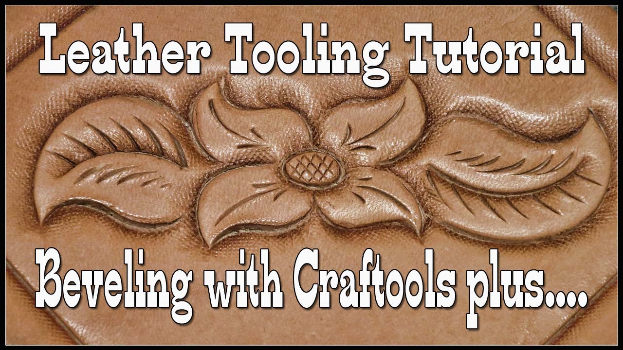 How to Stamp Leather Patterns Leathercraft Tutorial #leathercraft 
