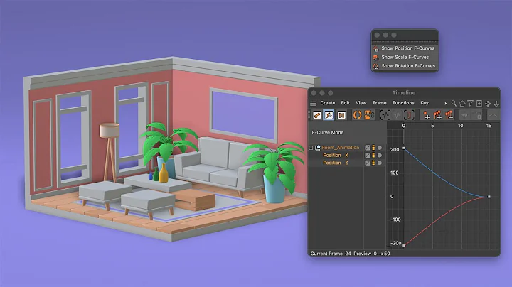 Tip - 322: How to quickly access F-Curves in Cinema 4D