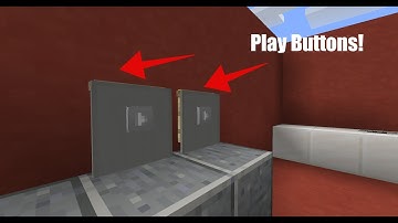 How to make a silver play button! | Minecraft Tutorials