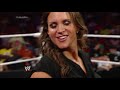Stephanie Mcmahon And  Brie Bella Contract Signing 8-4-14