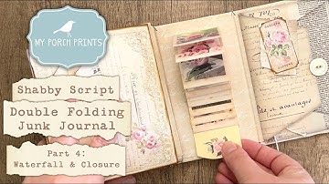 Part 4 Double Folding Junk Journal Tutorial My Porch Prints