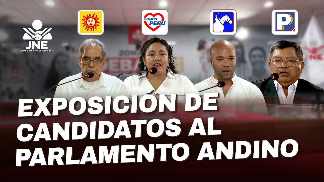 Exposición de candidatos al Parlamento Andino 2026 | Grupo 5