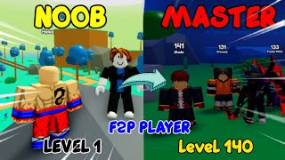 NOOB To PRO in Anime Fighters Simulator + (F2P PLAYER) Roblox