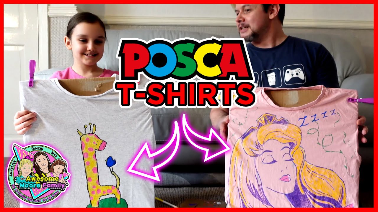 Posca Pen T Shirts TRY THIS AT HOME YouTube Posca Pen T Shirts TRY THIS AT HOME YouTube