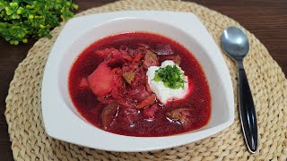 Борщ без секретов. Как приготовить самый красный Борщ🍅Borsh tayyorlash Karom shõrva🥬Cabbage red soup