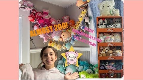 HUGE SQUISHMALLOW COLLECTION TOUR AND ORGANIZATION! | Tips + tricks! 