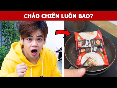 Hú Hồn Với Cách Làm Món Cháo Chiên Trên TikTok | Oops Banana Vlog 285