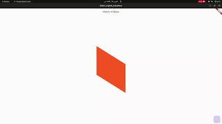 Matrix 4 skew in y axis animation flutter