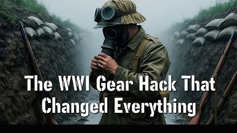 This WWI Trench Gear Hack Revolutionized Soldier Survival