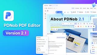 PDNob PDF Editor 2.1: New AI Features, Bilingual View, OCR & Smarter PDF Tools
