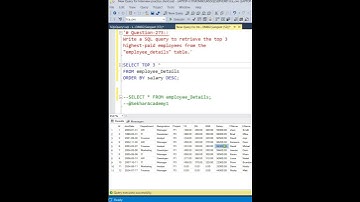 SQL Interview Question 273 || #shorts #ytshorts #youtubeshorts #sql #mysql #query @SekharAcademy1