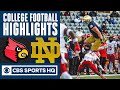 Louisville vs #4 Notre Dame Highlights: Irish squeak past Cardinals | CBS Sports HQ