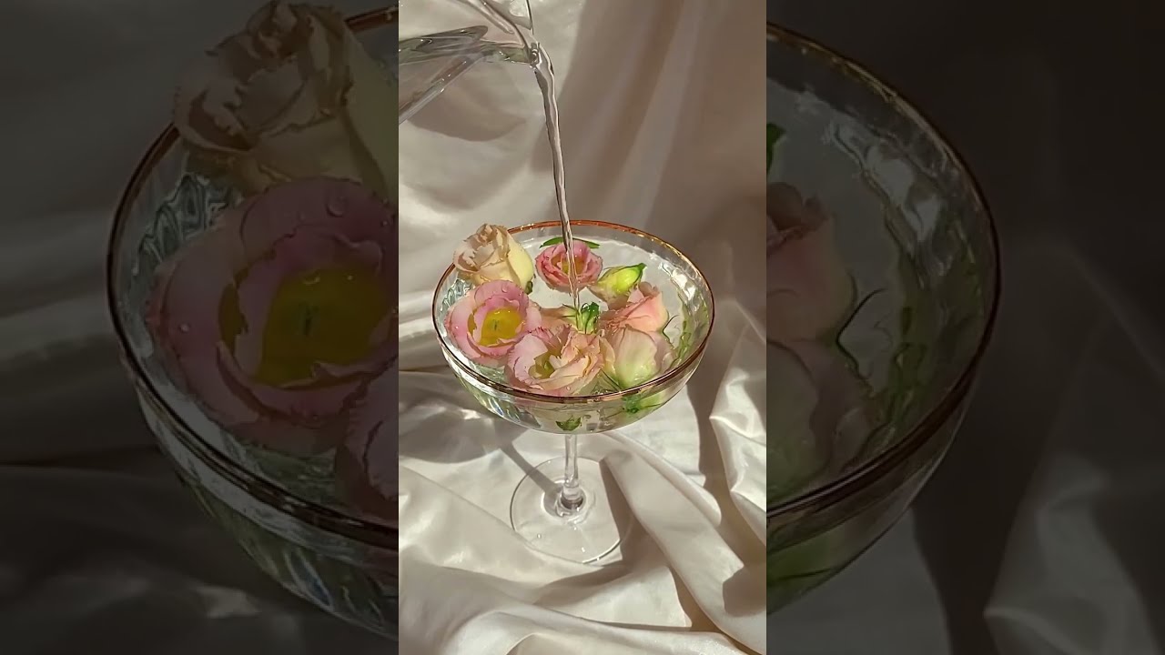 Floating Flowers Decoration | Easy to make floating flowers 🌸