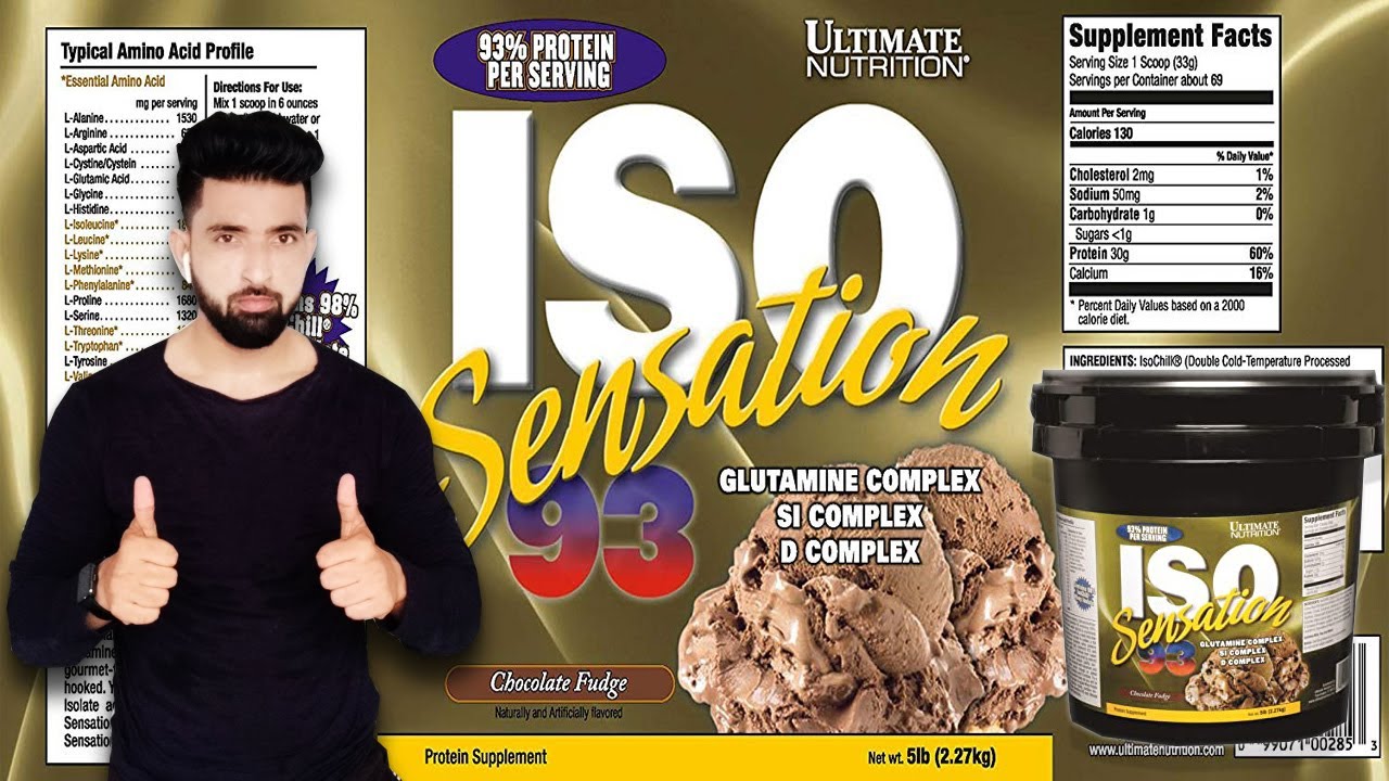 Ultimate nutrition iso sensation 93 | 101 review | best isolate whey ...