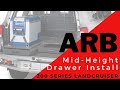 200 Series Landcruiser Drawer Install: How to install ARB Mid Height Roller Drawers into a LC200