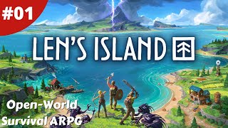 Open-World Survival Crafting Action RPG Peaceful Farming 1.0 Update - Len's Island - #01 - Gameplay