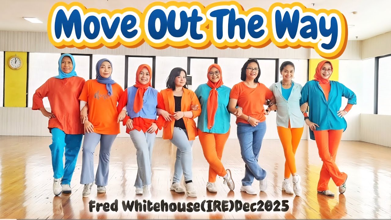 Линейный танец «Уступите дорогу» || Фред Уайтхаус (Ирландия), декабрь 2025 || продвинутый уровень...