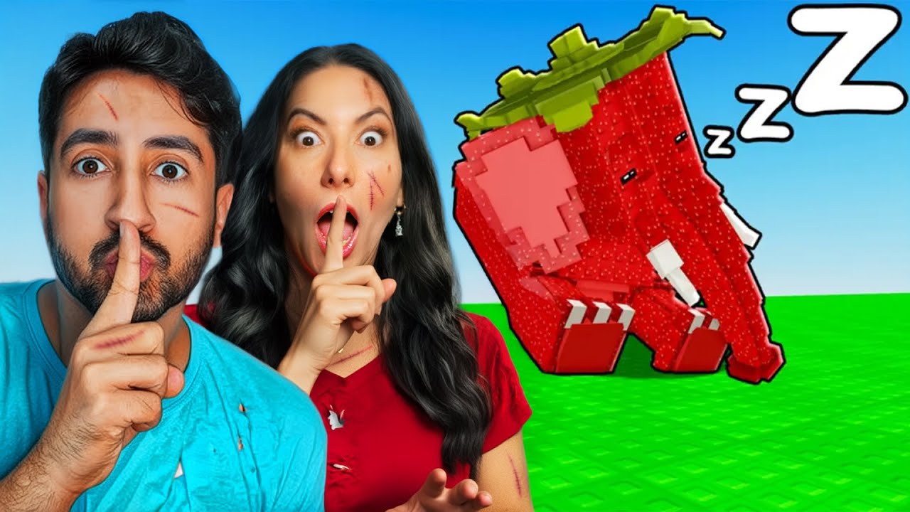 NÃO ACORDE OS BRAINROTS EM CASAL! (Foi desesperador)