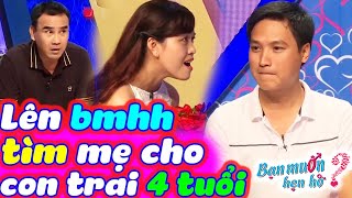 Chàng kỹ sư lên Bạn Muốn Hẹn Hò TÌM MẸ CHO CON TRAI 4 TUỔI khiến Quyền Linh Cát Tường xúc động