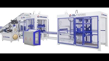 2 x TPM8000 Hollow Block Production Line, Block Molding Machine in Fujian Province, China