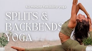 60-Minute Flexibility Yoga Class | Splits & Backbends for Openness