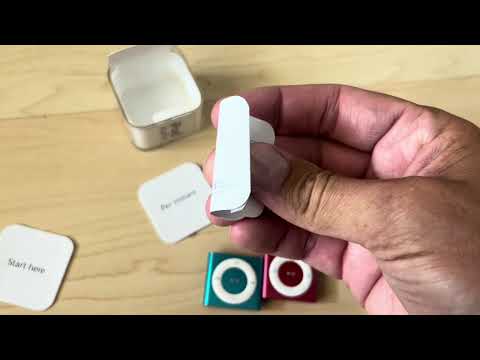 WOW! Unboxing Apple Ipod shuffle 2GB music devices red blue mp3 portable players