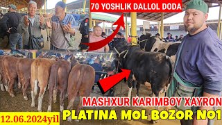 PLATINA MOL BOZOR GIGANT BUQALAR TAROZGA BOQMA BUQA MASHXUR KARIMBOY YANGILIK ZO‘RI.