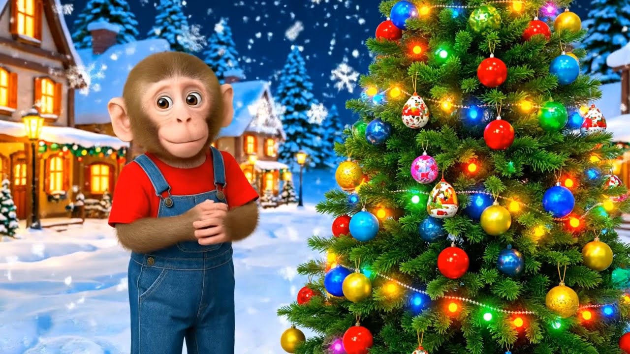Journey to the Frozen Peak – Monkey’s Search for the Luminous Christmas Bauble