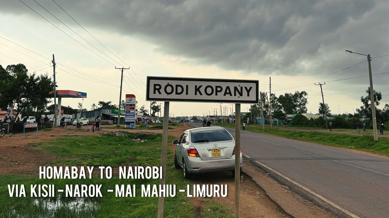 Homabay, Kisii to Nairobi via Maai Mahiu 350km Road Trip | Toyota Allion
