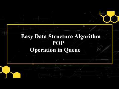 2.3 Algorithm for POP(Delete) operation in Queue | Data Structure