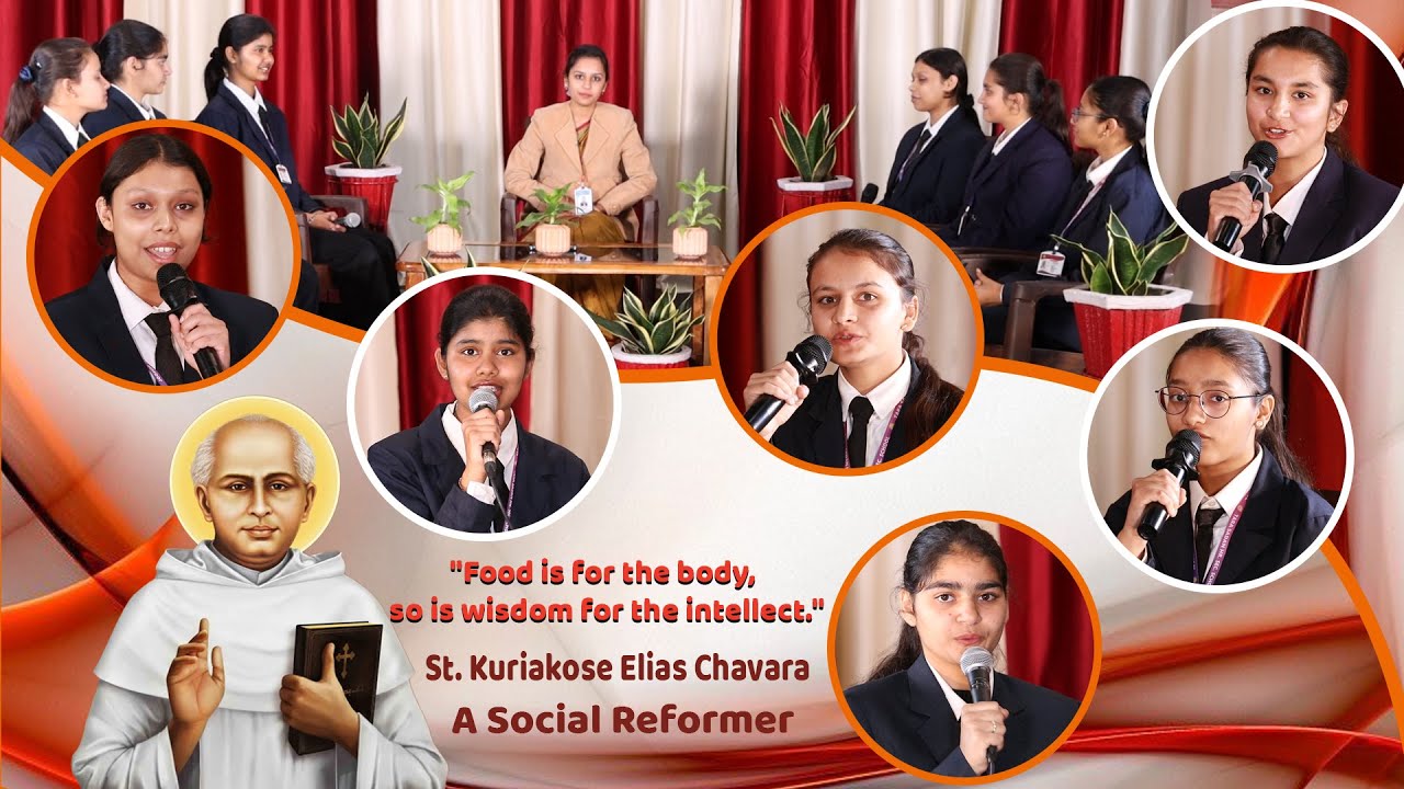 ST KURIAKOSE ELIAS CHAVARA- A SOCIAL REFORMER- TALK SHOW- TARASADAN HR.SEC.SCHOOL, ASHOKNAGAR