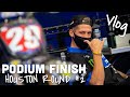 PODIUM FINISH + RED PLATE IN HOUSTON | Christian Craig Races Round 2 of Monster Energy Supercross