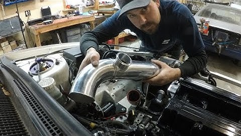 Tig welding custom Intercooler Piping for our 1000awhp Evo build.