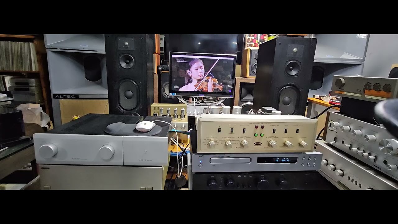 유키 구라모토 피아노 바이올린  김연아  따뜻한 애정  청음스피커 아남 TL6 패시브 네트워크 고차필터로 교체  