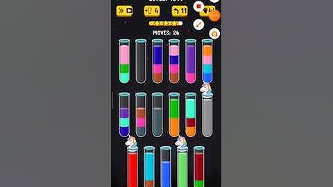 Colour water sort 3D Level 1099