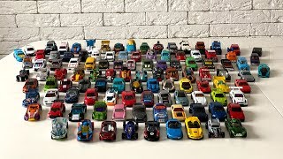 100 Hot Wheels Cars in 2 minutes. Hot Wheels Collection  완구 자동차