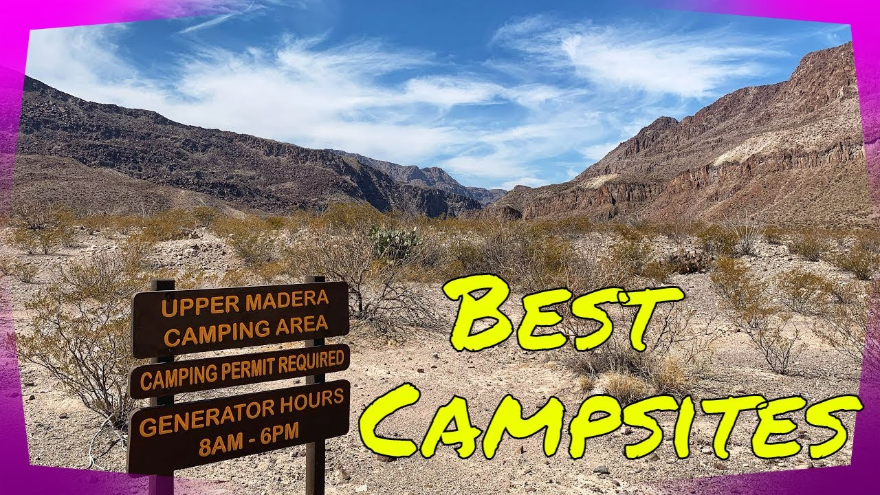 Madera Camping Area | Big Bend Ranch State Park
