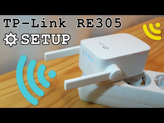 TP-Link RE305 Wi-Fi Extender • Unboxing, installation, configuration and  test 