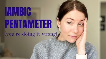 Biggest mistakes beginner actors make with IAMBIC PENTAMETER | Acting Shakespeare