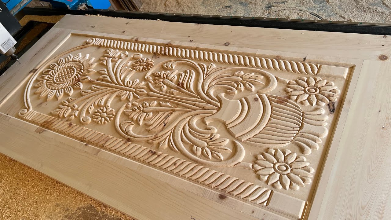 High Demand Wooden CNC Door By CNC Router Carving Machine - YouTube