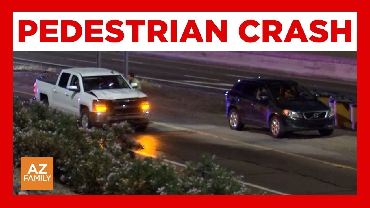 Pedestrian killed in crash on Phoenix freeway - YouTube