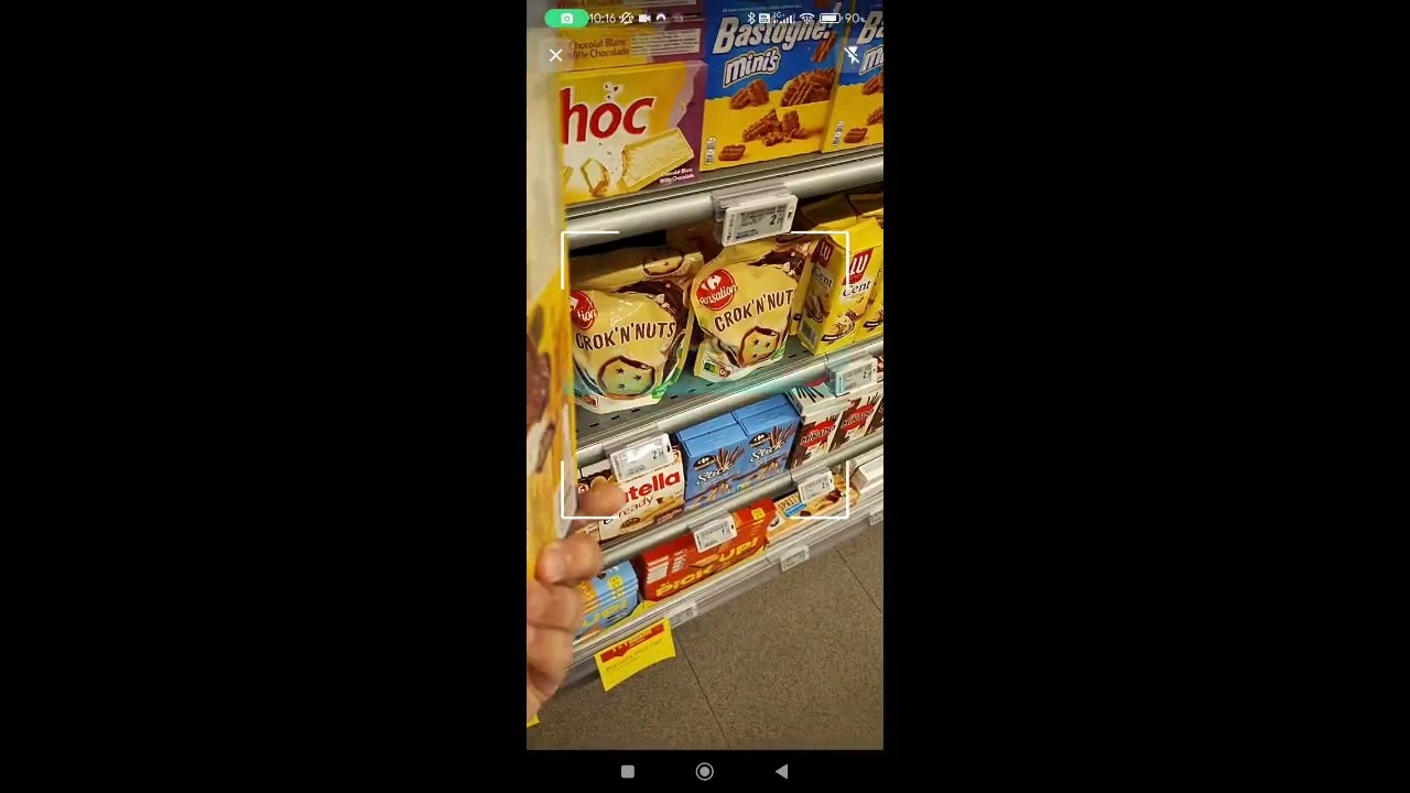 Scanning products with PingPrice