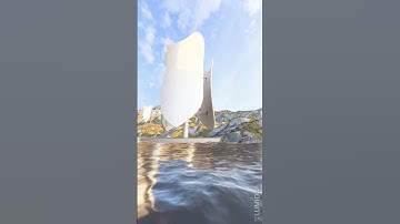 🌟 AUREA WIND TURBINE 🌟 #SeashellDesign #SketchUp #Lumion  #SustainableEnergy #BiomimeticDesign