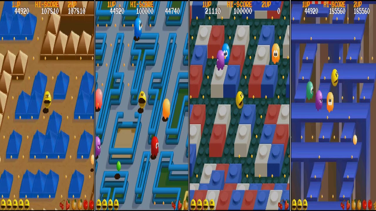 FULLSCREEN STRETCH SHARP X68000 PACMANIA PAC MANIA NAMCO PAC MAN