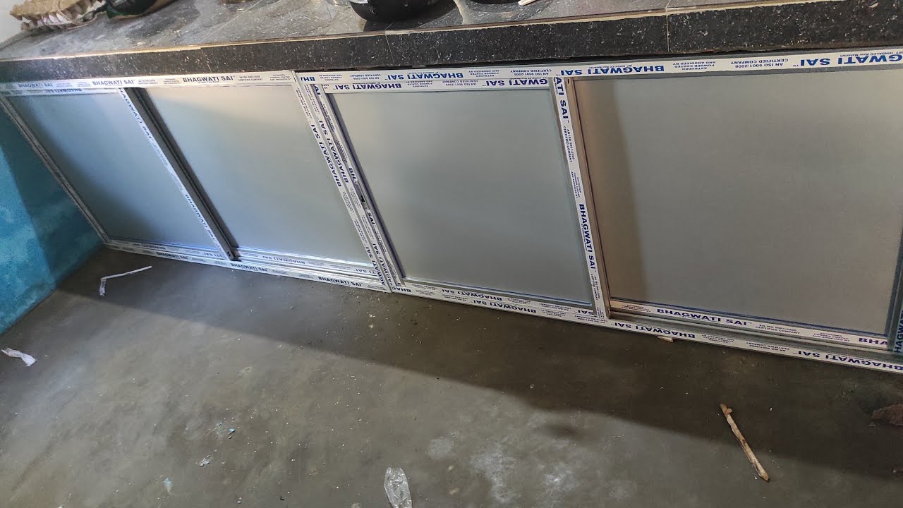 Kitchen ke liye Aluminium window Window design how to make