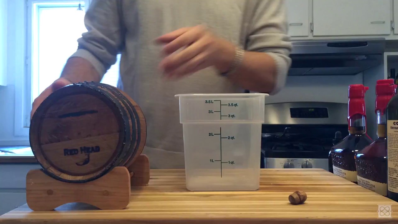 Time Lapse Wine Barrel Aged Manhattan + RECIPE YouTube