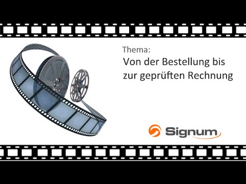 Von der Bestellung bis zur geprüften Eingangsrechnung - Orgasoft.NET Tutorial