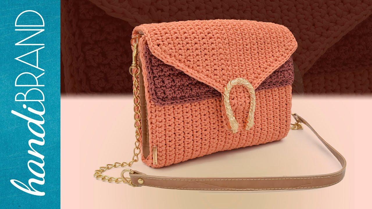 Πλεκτή Τσάντα Τριγωνικό Καπάκι | handiBRAND